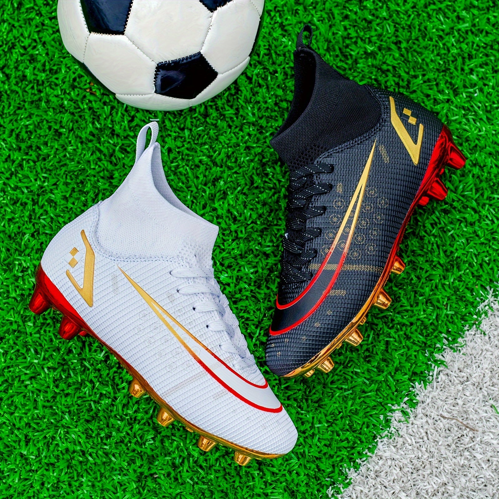 High Top Non Slip AG Football Cleat for Boys
