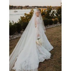 Bridal Wedding Veil Long Slip Veil Headdress Wedding Accessories
