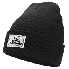 Winter Warm Knitted Hat Outdoor Hip hop Beanie