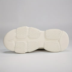 Mesh Platform Chunky Sneakers Lace Up Breathable Thick Soles