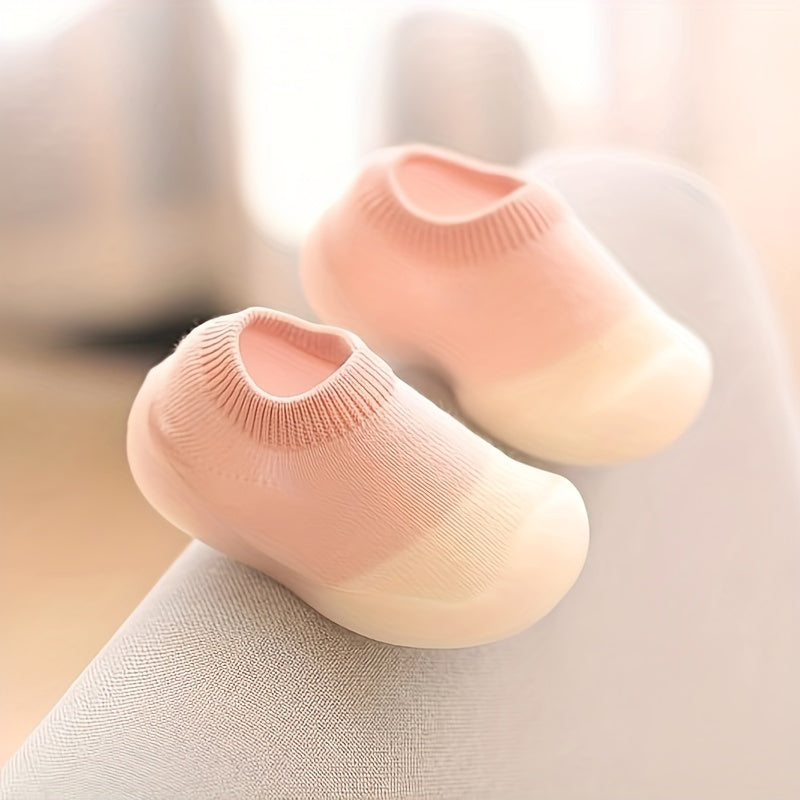 Block Floor Sock Shoes for Toddler Girls
