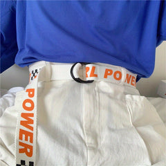 Casual Canvas Unisex Belt Women Men Long Waistband & Harajuku Jeans Belts