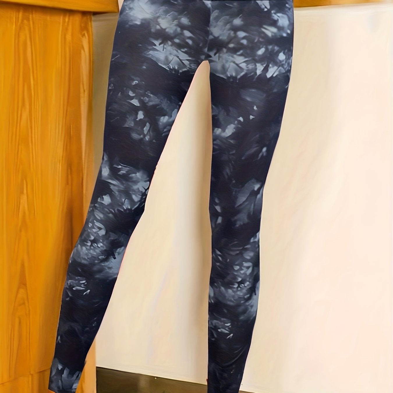 Tie Dye High Waist Leggings Casual Stretchy Leggings Women's Clothing