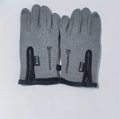 Men's Windproof Waterproof Touchscreen Gloves for Cold Weather Sports