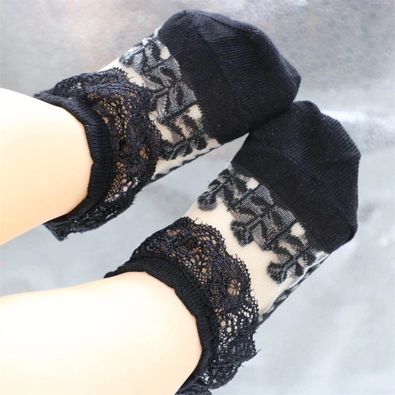 Summer Girl Socks Ruffle Socks For Little Girl Kids Lace Flower Princess