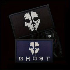 2pcs Ghost Pattern Embroidered Patches for Backpacks and Clothing