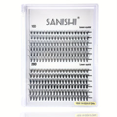 240pcs 40D 9 16mm D Curl Individual Lashes Cluster Lashes Extensions