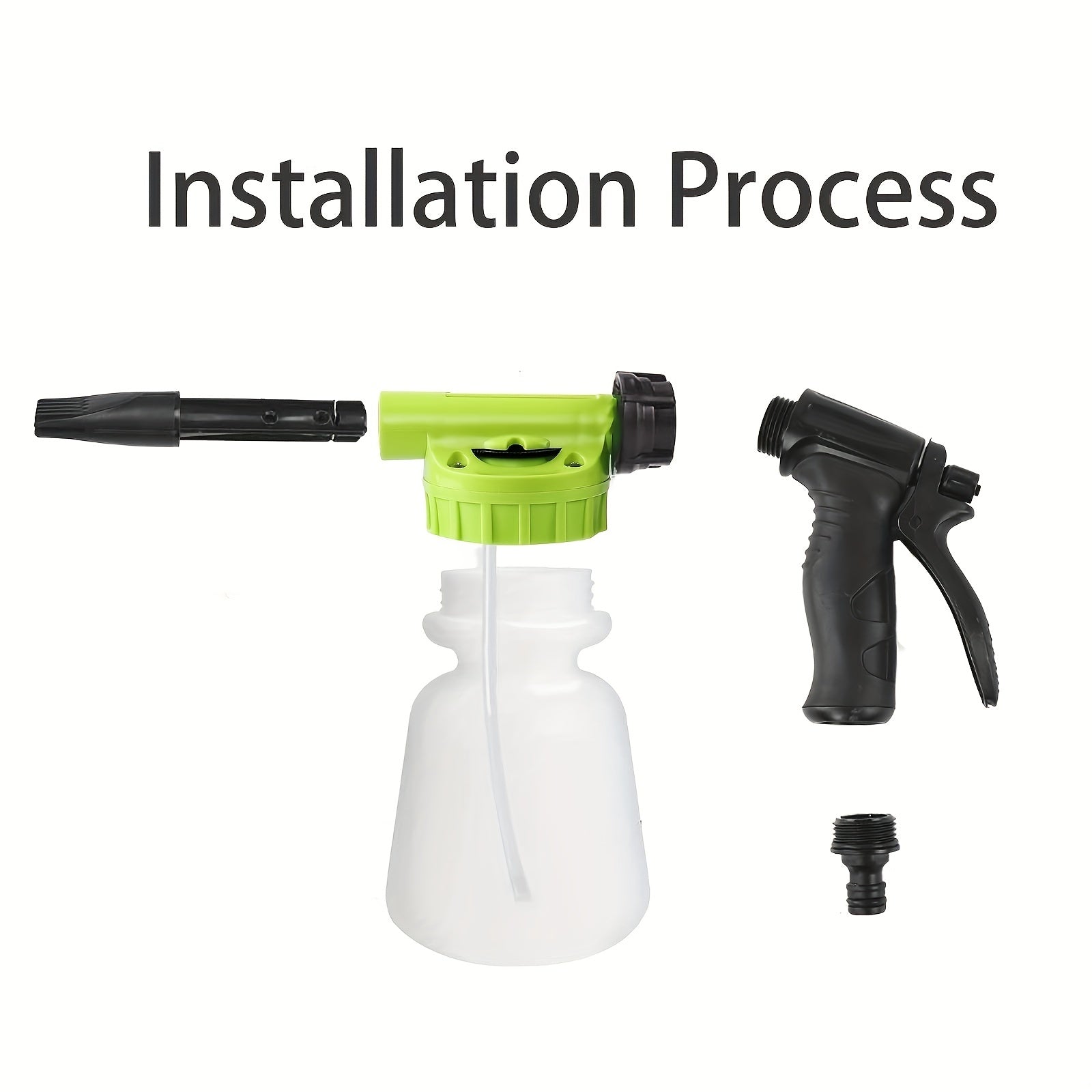 Foam Cannon Adjustable Hose Foam Gun Car Wash Soap Spray