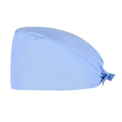 Solid Casual Work Cap Nurse Hats Elastic Lace Up Cap Adjustable