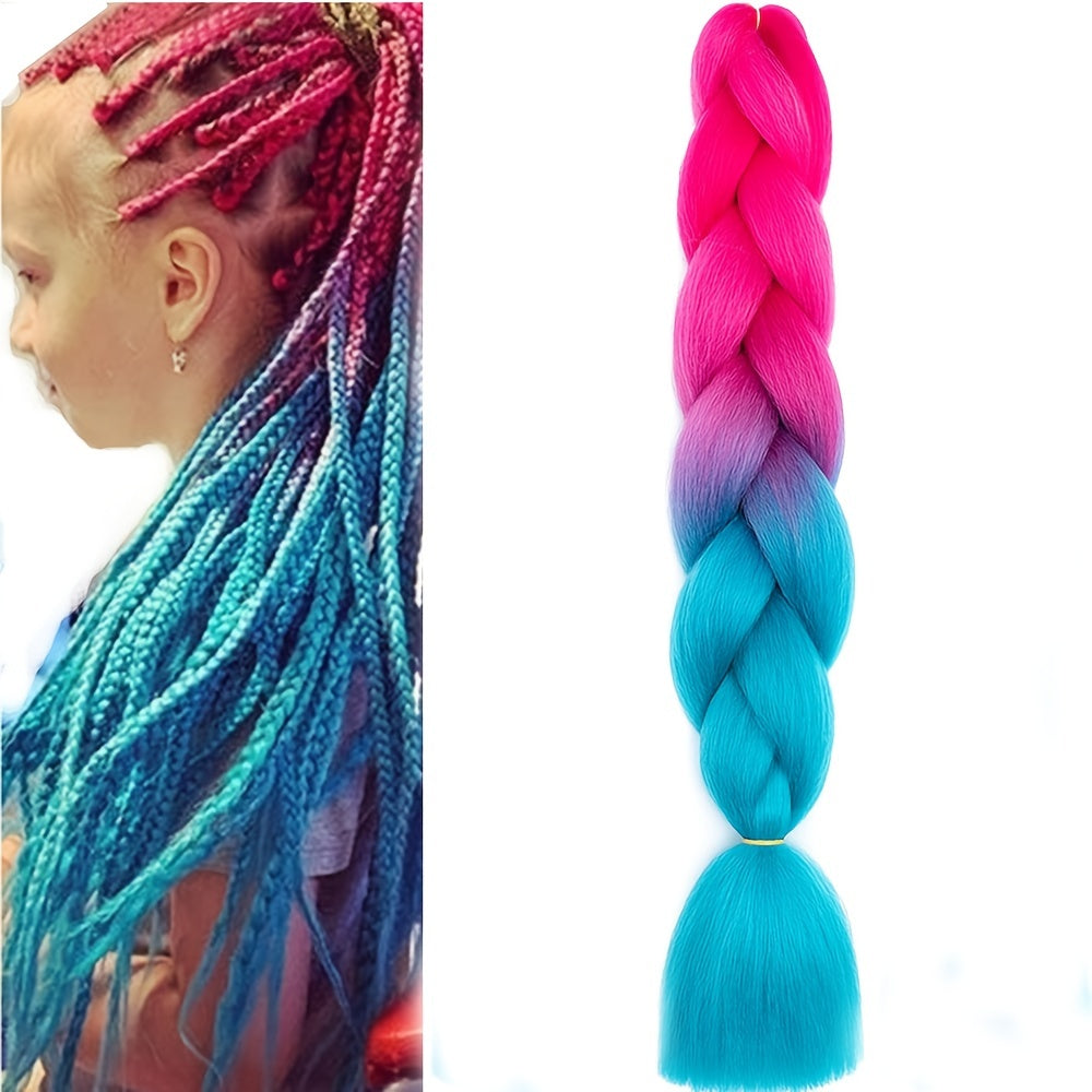 1pc 60-100g Jumbo Braiding Hair Ombre Extensions