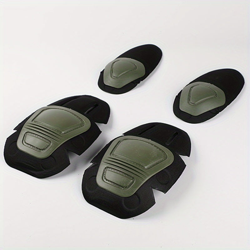 4pcs Thick Knee & Elbow Pad Set - Advanced Combat Pants & Shirts - 45-80kg