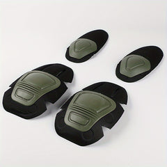 4pcs Thick Knee & Elbow Pad Set - Advanced Combat Pants & Shirts - 45-80kg