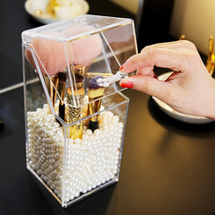 Makeup Brush Storage Bucket Beauty Brush Storage Box Brush Cylinder