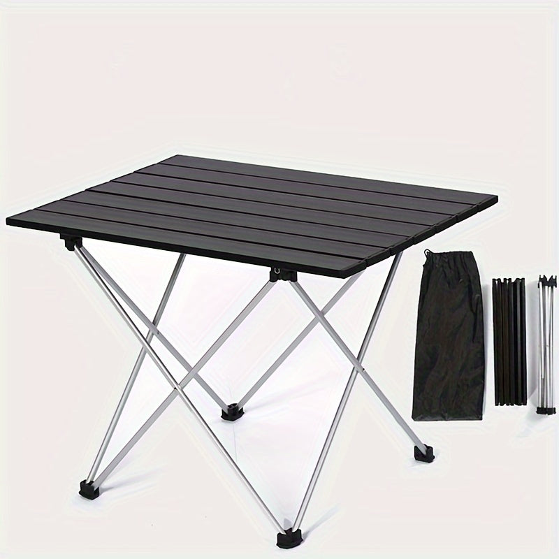 Outdoor Folding Table Portable Barbecue Table Aluminum Alloy Camping Picnic