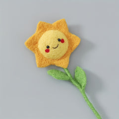 Sunflower Wool Felt Poking Diy Material Bag Needle Felting Gift