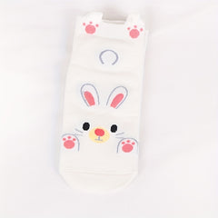 5 Pairs Cartoon Animal Ankle Socks Women's Stocking
