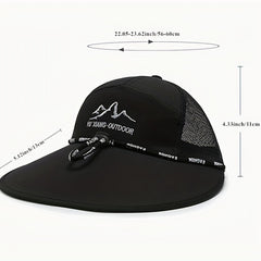 Outdoor Fishing Cap Sun Protection Mesh Hat For Men