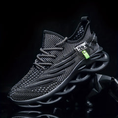 Men's Blade Lace up Sneakers Lightweight Athletic Shoes