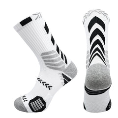 Men's Compression Athletic Crew Socks for Running Hiking Football Basketball