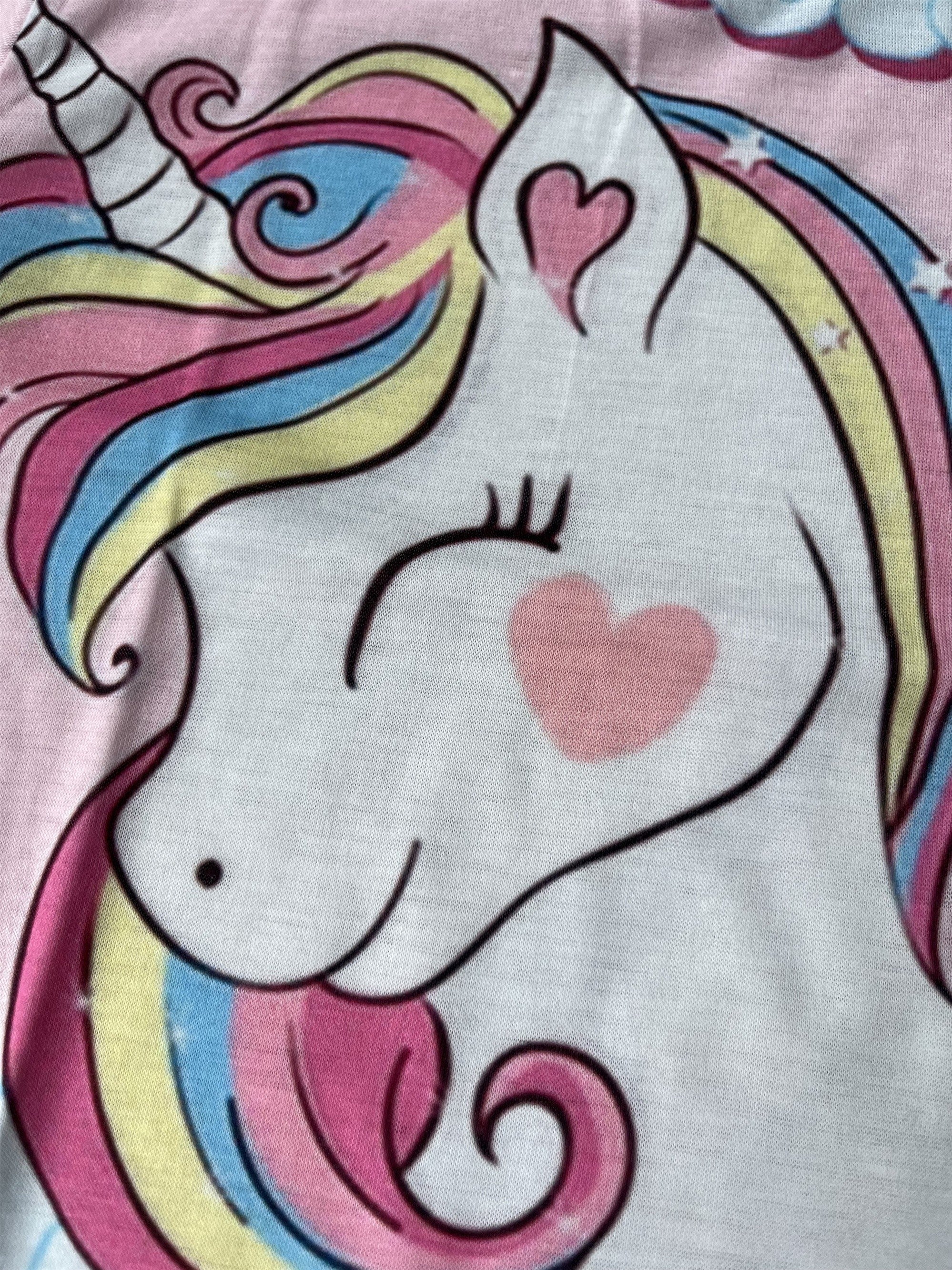 Rainbow Pony Graphic T shirt for Kids 3D Digital Print Casual Short Sleeve Tee