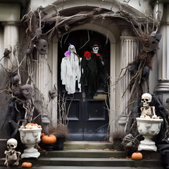 Halloween Skeleton Hanging Ghost Haunted House Props