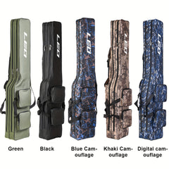 LEOFISHING Fishing Tackle Storage Bag 27ft Portable Rod Reel Organizer