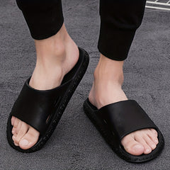 Men's Casual Non Slip Slides Open Toe Slippers