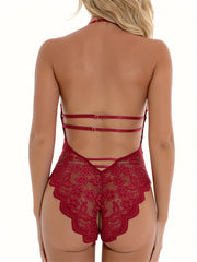 Sexy Lace Teddy Bodysuit Lingerie Negligee