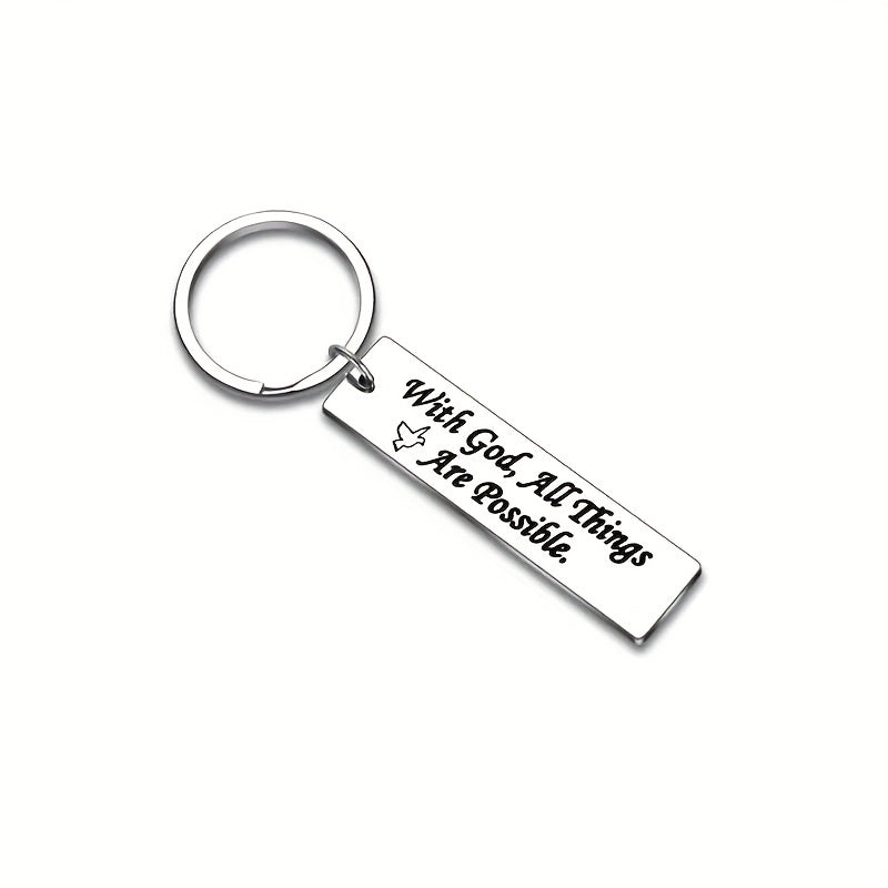 Faith Gift Keychain For Friends Birthday Graduation Gift