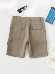 Men's Cargo Shorts with Pockets for Summer Wear