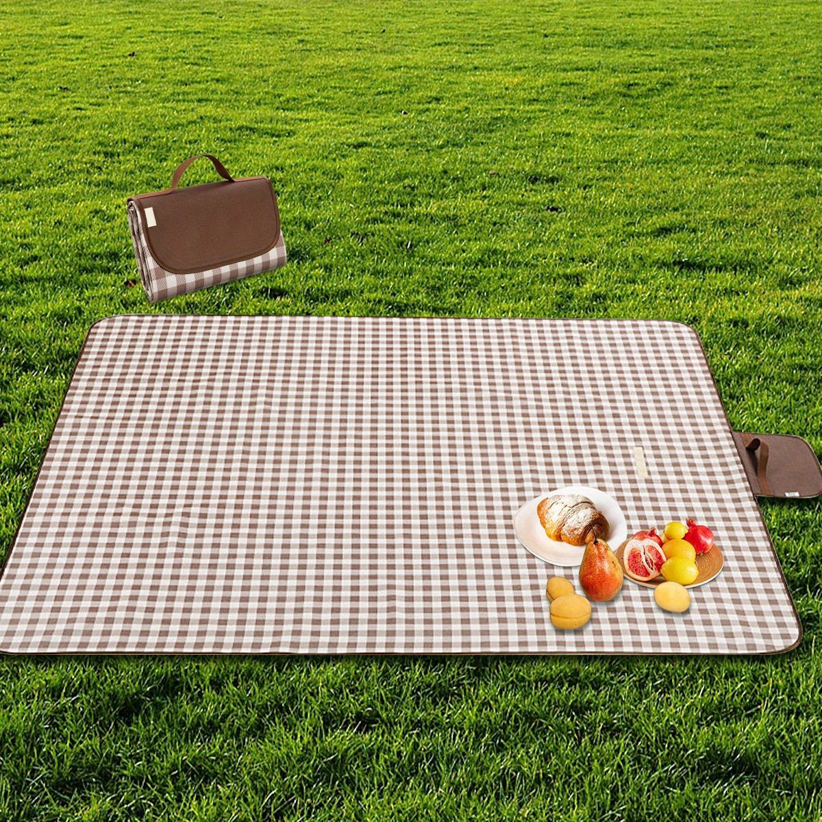 Extra Large Outdoor Picnic Beach Blanket Waterproof Mat for Camping Hiking