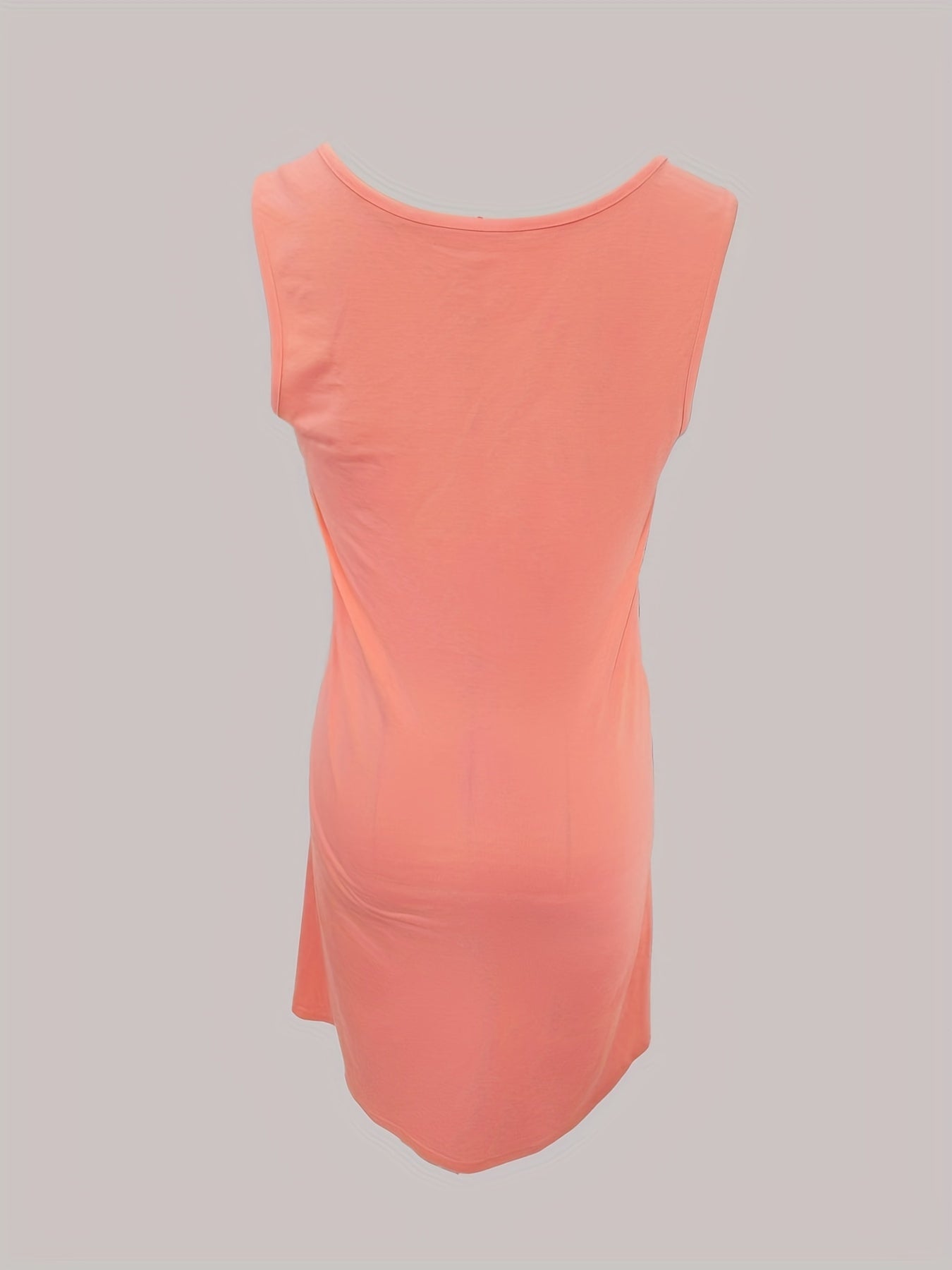 V-Neck Sleeveless Summer Dress Women's Clothing