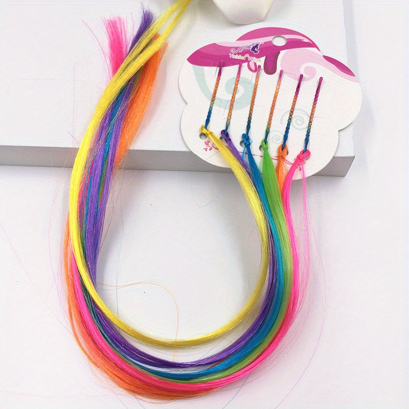 6 Colors Mini Clip Kids Hair Bands Girl Hair Accessories