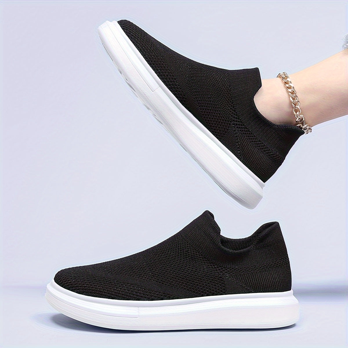 Non Slip Solid Skate Shoes Lightweight Low Top Sport Shoes