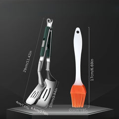 Stainless Steel Frying Spatula Clip Kitchen Tool