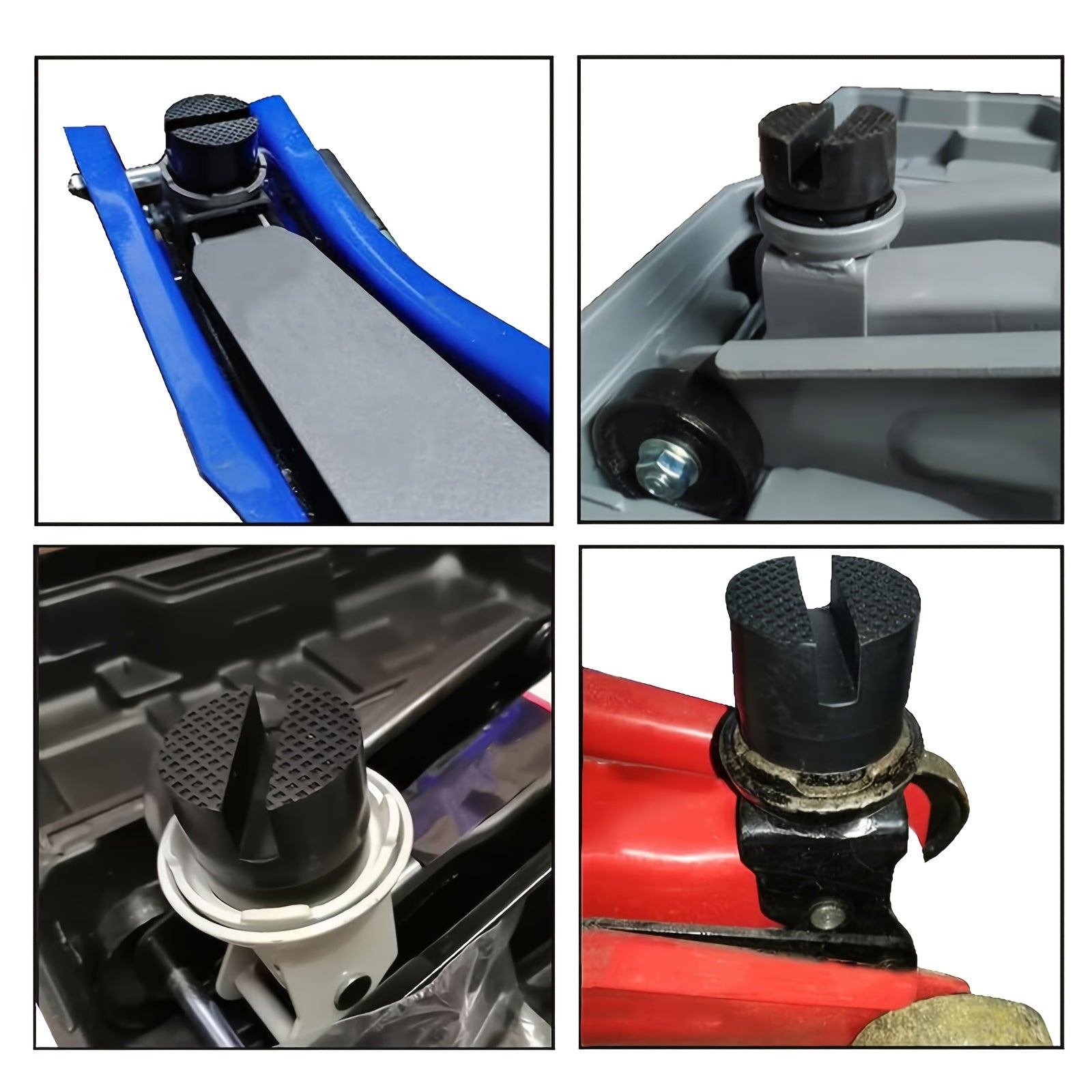 Car Jack Support Rubber Pad - Rearguard Adapter Pad - Frame Railway Rubber Pad