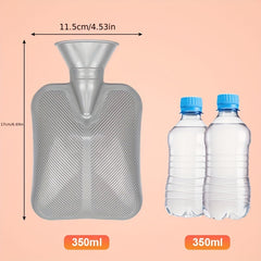 1pc Reusable Hot Water Bottle with Lid Hand Warmer for Winter Christmas Gift