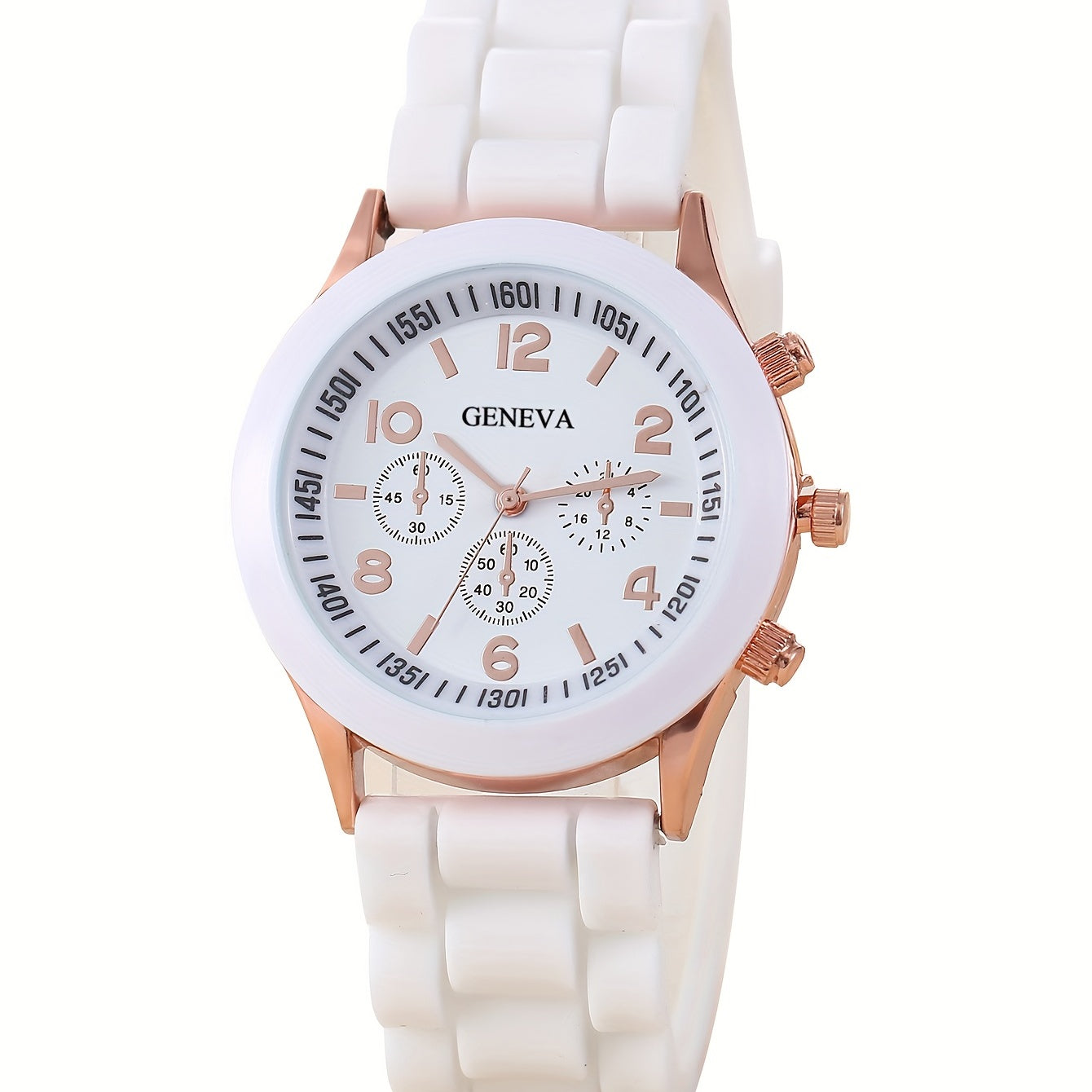 Student Silicone Quartz Watch & Heart Bracelet Set