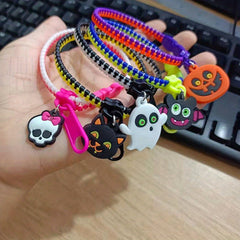 Fun Ghost Head Pendant Bracelet for Halloween Kids