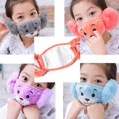 Women's Soft Fleece Lined Winter Ear Muffs - Cartoon Animal Designs - Hand Wash