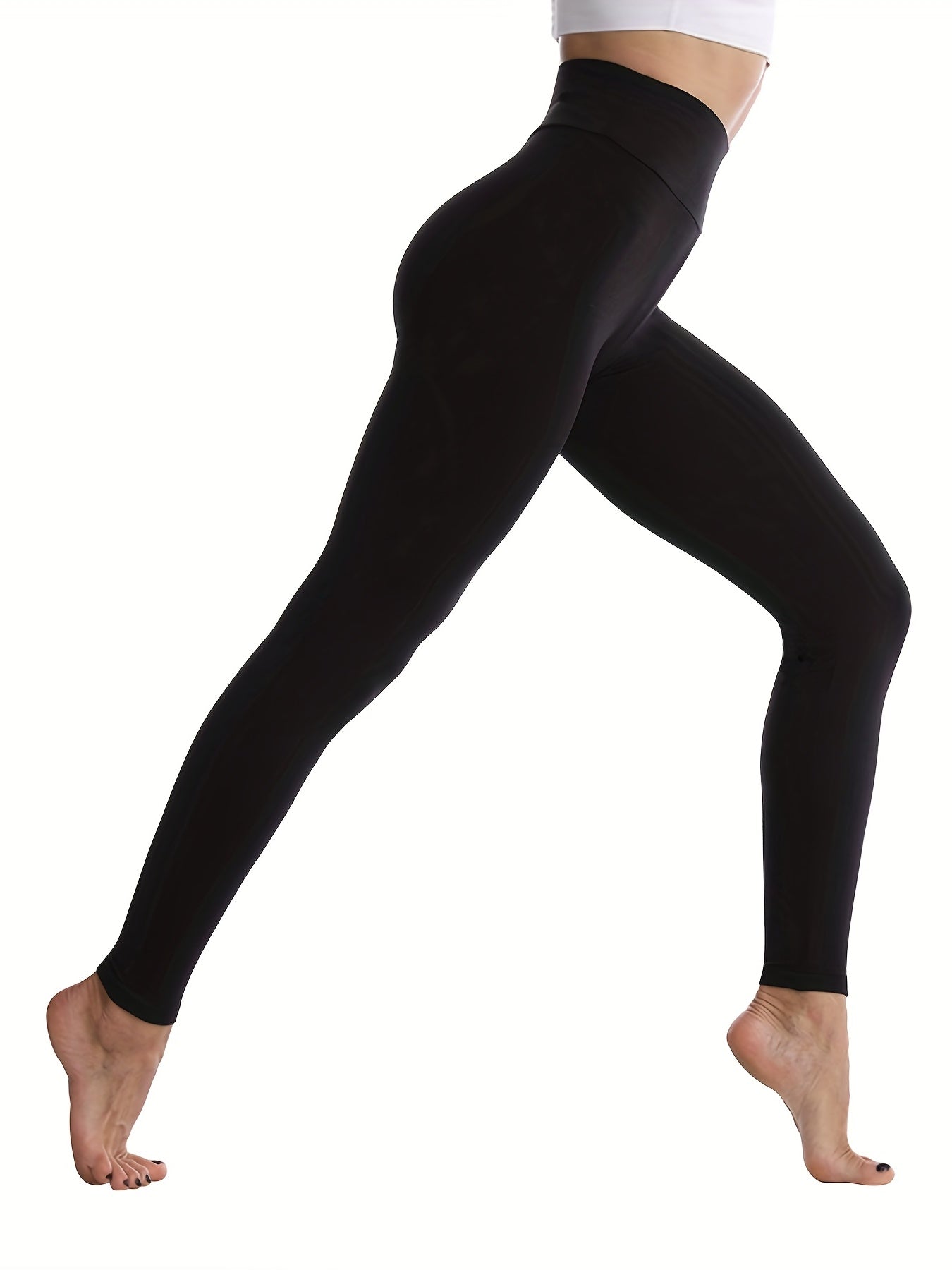 Butt Lifting Hip Pleated Yoga Pants Slim Fitted Workout Leggings