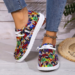Nutcracker Cartoon Pattern Outdoor Skateboarding Shoes