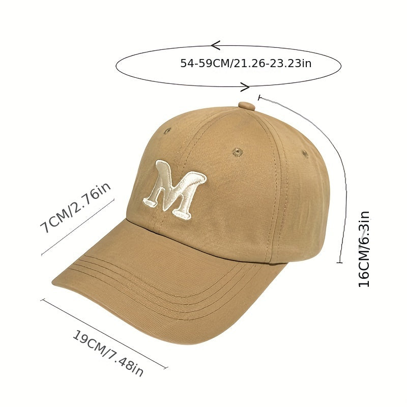 Men's Baseball Cap Large Size Peaked Cap All-match Summer Casual