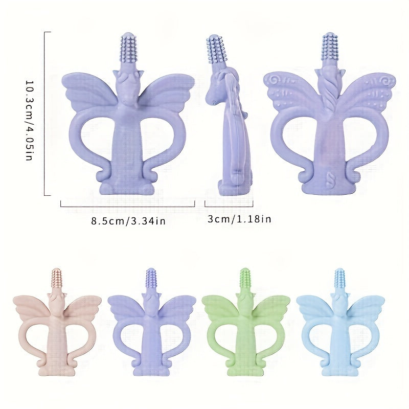 Baby Teething Unicorn Toy for Infants 0-18 Months