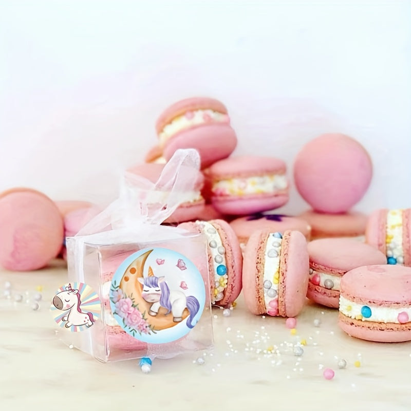 500pcs Cartoon Unicorn Fun Stickers for Students Decorative Envelope Seal Label