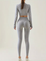 Yoga Set Crop Top & Leggings Activewear