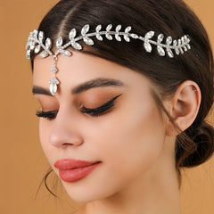 Crystal Head Piece Pendant Bridal Wedding Hair Accessories