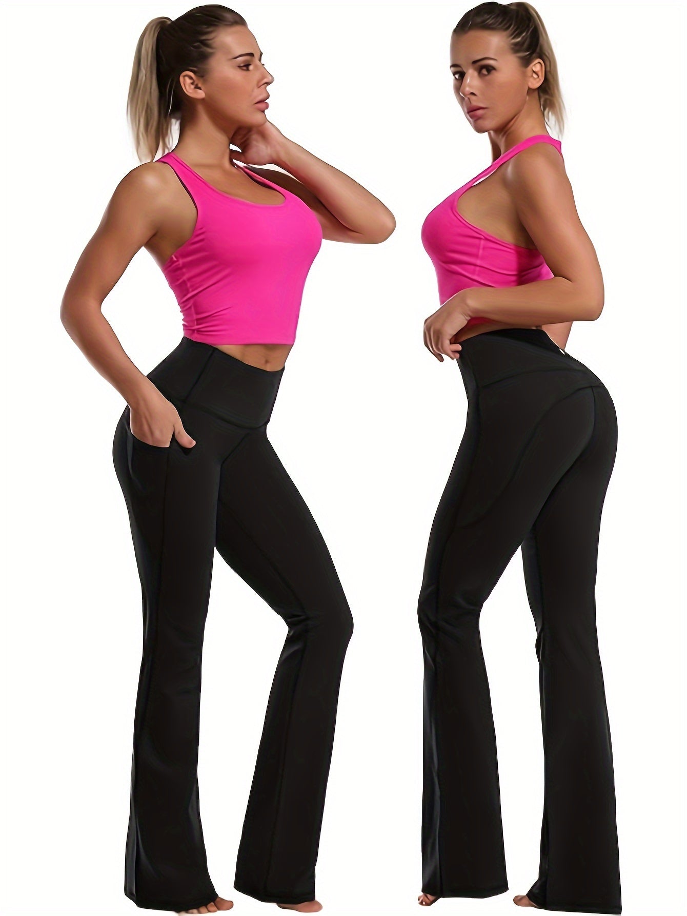 Bootcut Yoga Pants High Waisted Flare Work Pants Activewear