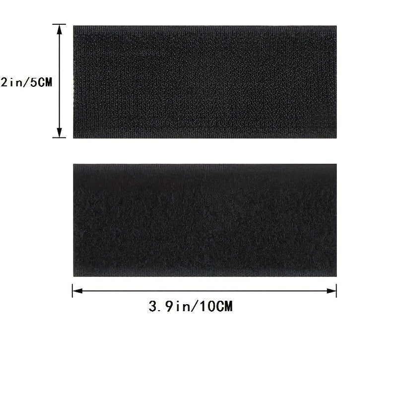 6 Pairs 2 3 9 Inch 5 Hook Loop Strips Adhesive Strong Fasten Mounting Tape