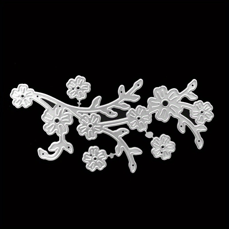 Plum Blossom Metal Cutting Dies DIY Scrapbooking Stencil Template